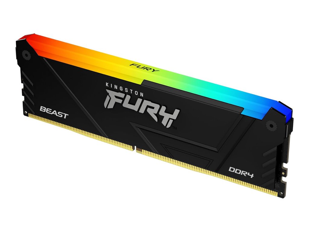 Kingston 8GB 3200MHz DDR4 RGBFURY Beast (1x8GB) RGB,CL16, 288-Pin, XMP